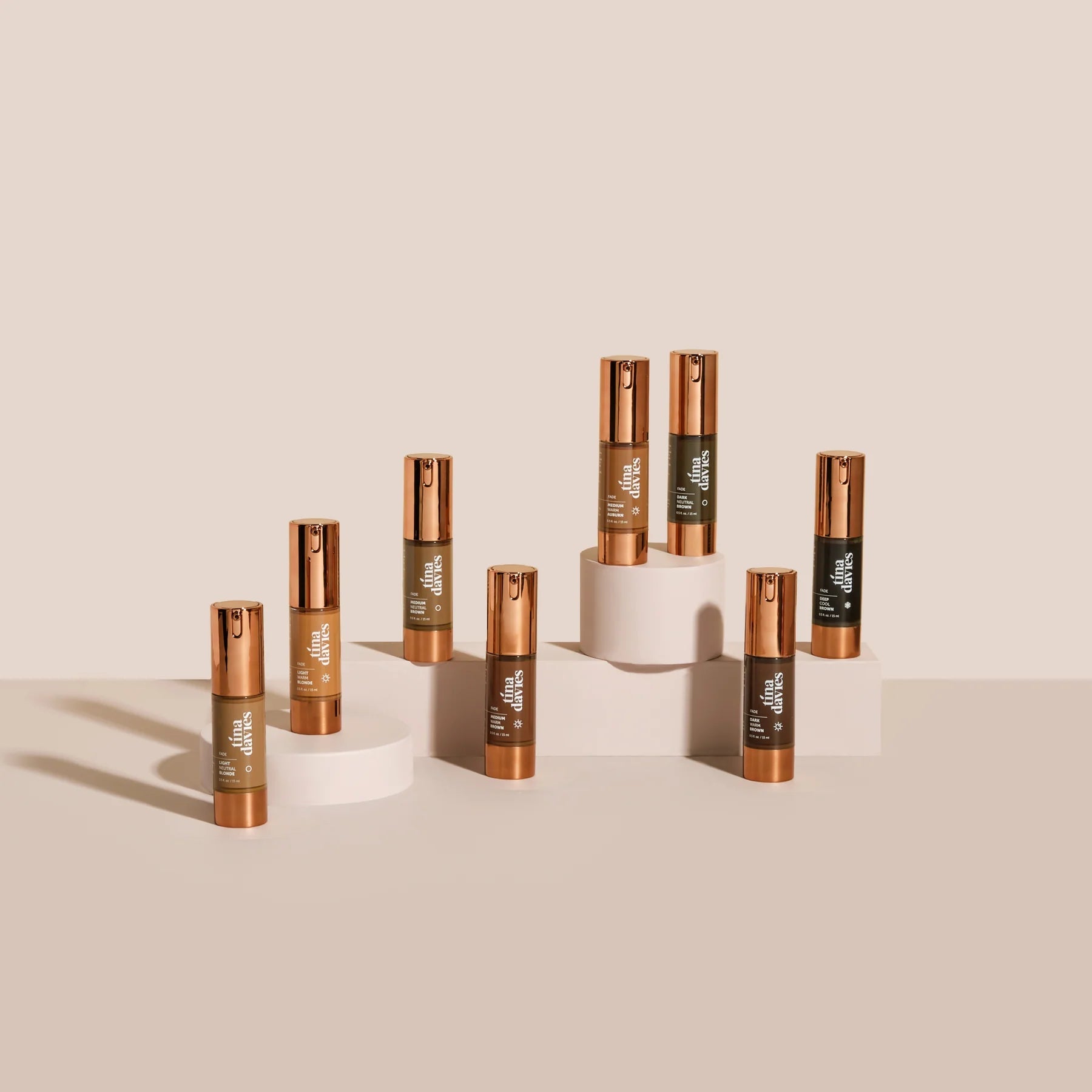 FADE Eyebrow Pigment Collection TINA DAVIES – – Gold Collection – SBDistribution