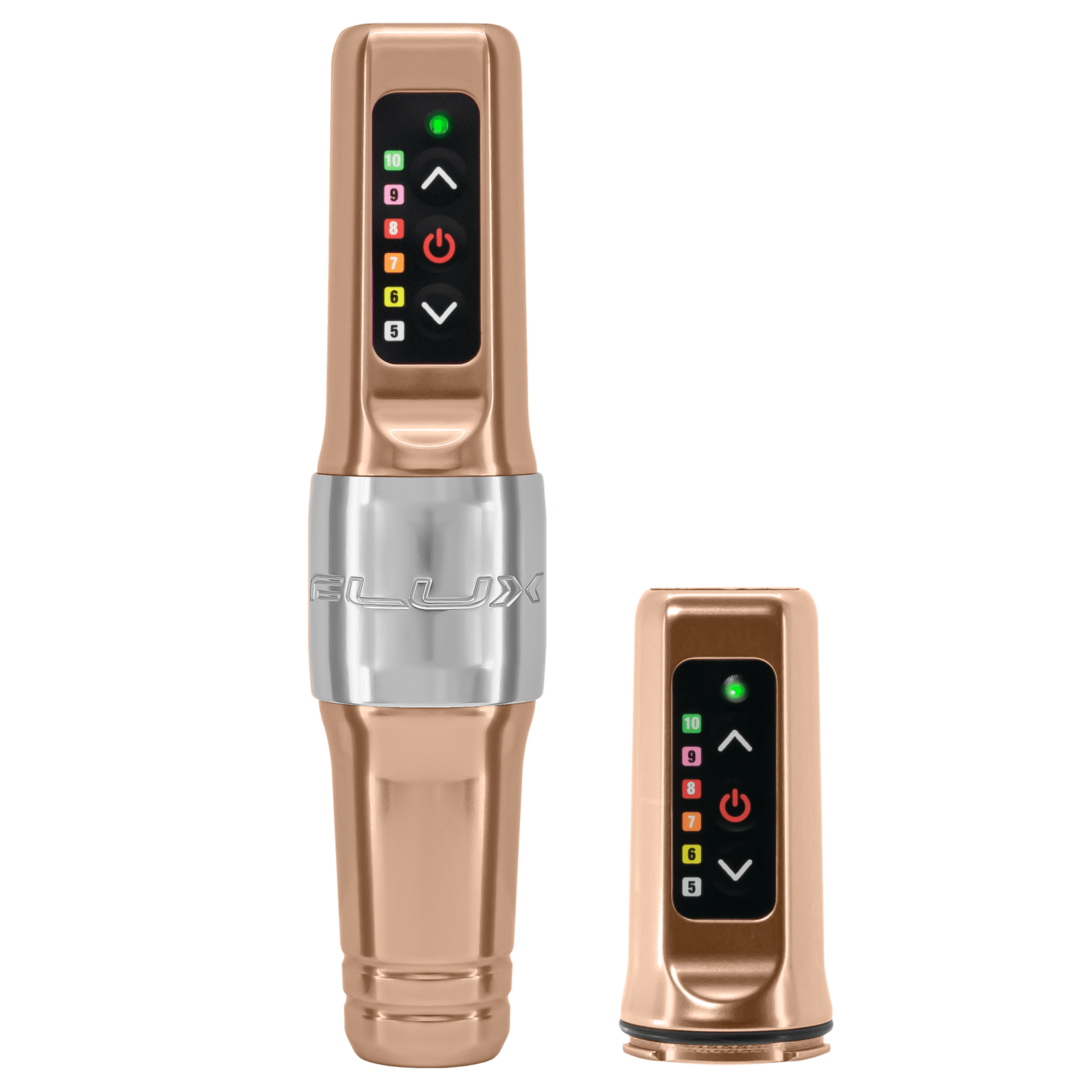 Flux Mini Includes USB - C charging cable ( Champagne - Silver - Rose ) 1x Batterie et 2x batteries – Machines pour maquillage Permanent – SBDistribution – SBDistribution