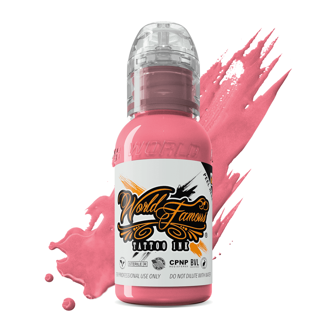 Flying pig Pink - World Famous Tattoo Ink – Encres – World Famous Tattoo Ink – SBDistribution