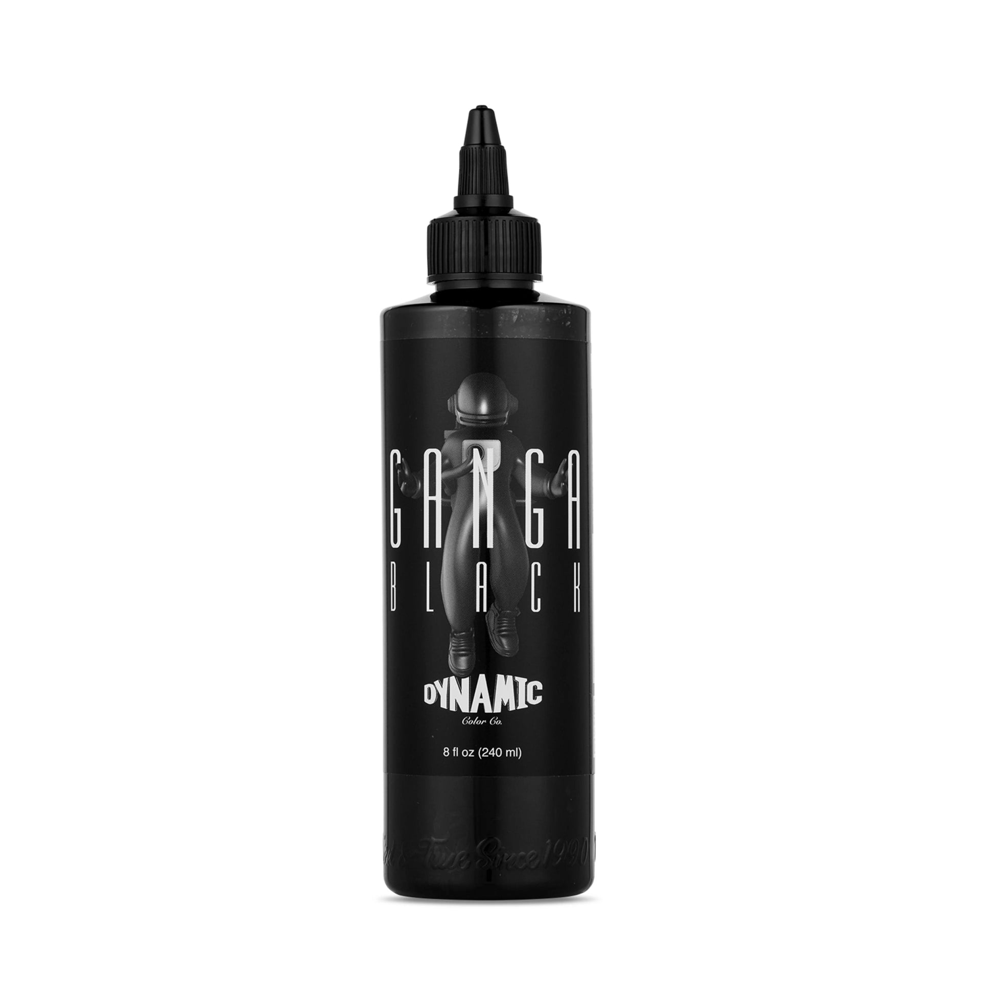 Ganga Black Tattoo Ink - 8 oz. Bottle – Encres – Dynamic Ink – SBDistribution