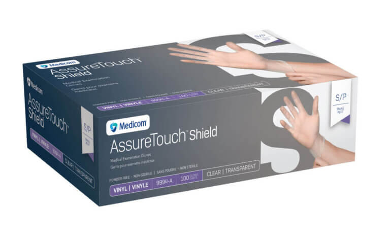 Gants AssureTouch Shield – Protection & Équipements – Medicom – SBDistribution