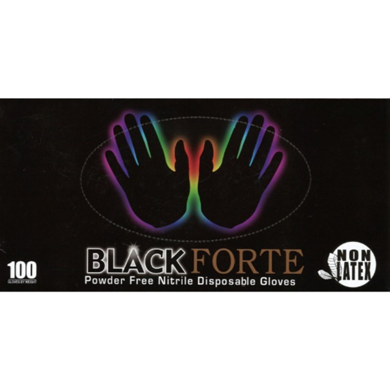 Gants jetables Forte Viking Sans poudre, Noirs 6 - mil – Protection & Équipements – Black Forte – SBDistribution