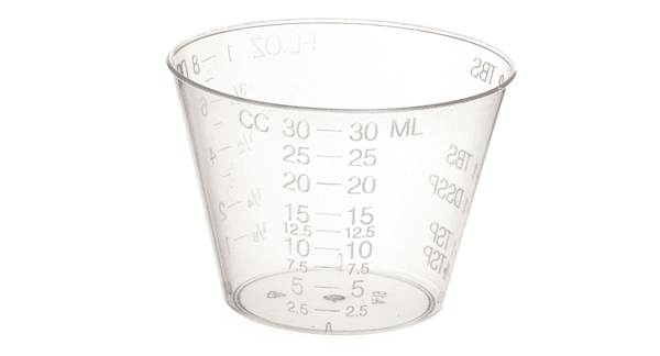 Gobelet à médicament gradué 30ml PQT/ 100 – – SBDistribution – SBDistribution