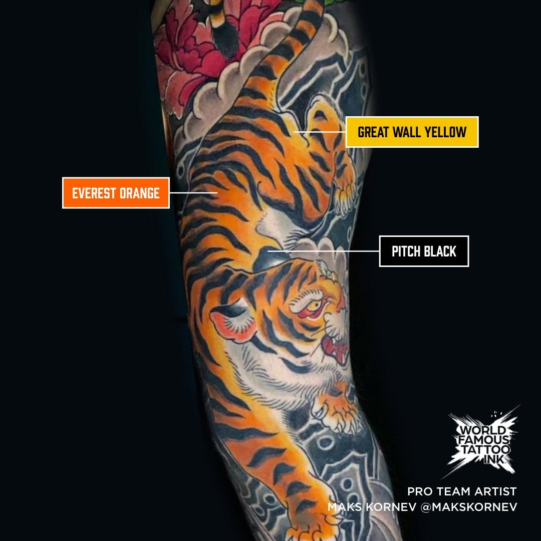 Great Wall Yellow - World Famous Tattoo Ink – Encres – World Famous Tattoo Ink – SBDistribution