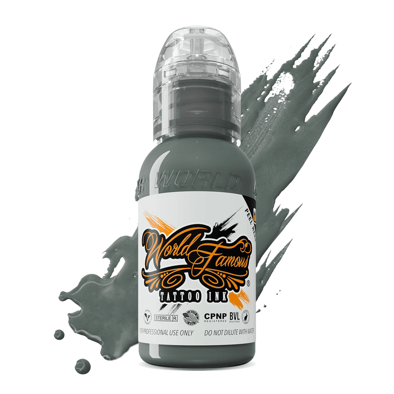 Green River Gray - World Famous Tattoo Ink – Encres – World Famous Tattoo Ink – SBDistribution