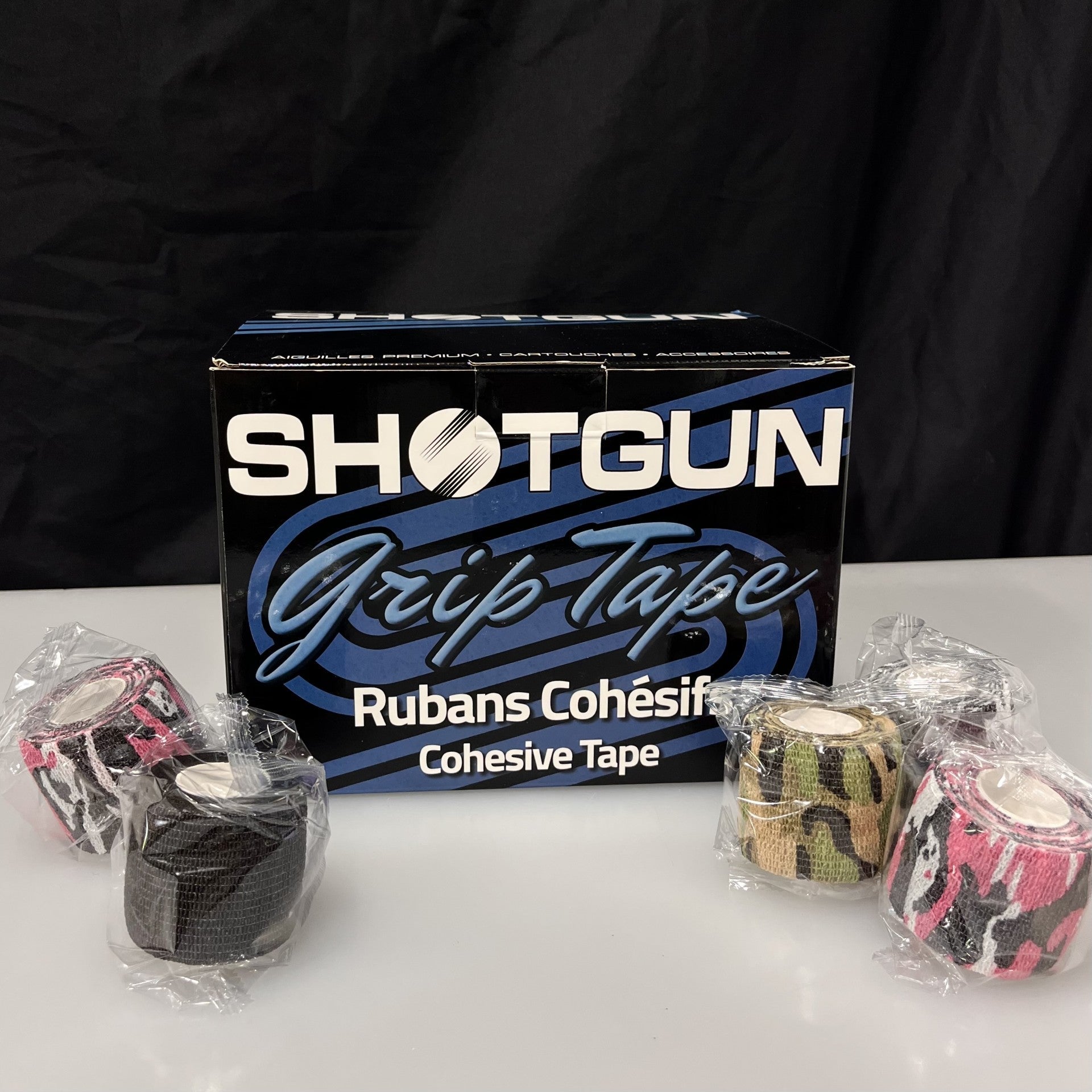 GRIPTAPE rubans cohésifs SHOTGUN 1'' et 2'' – Protection & Équipements – Shotgun – SBDistribution