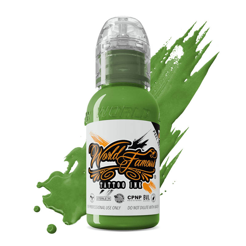 Iceland Green - World Famous Tattoo Ink – Encres – World Famous Tattoo Ink – SBDistribution