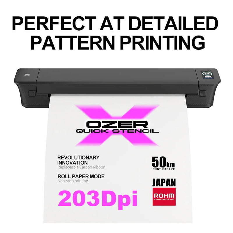 Imprimante stencil thermique sans fil OZER X Quick Stencil – Imprimante stencil tattoo – OZER – SBDistribution