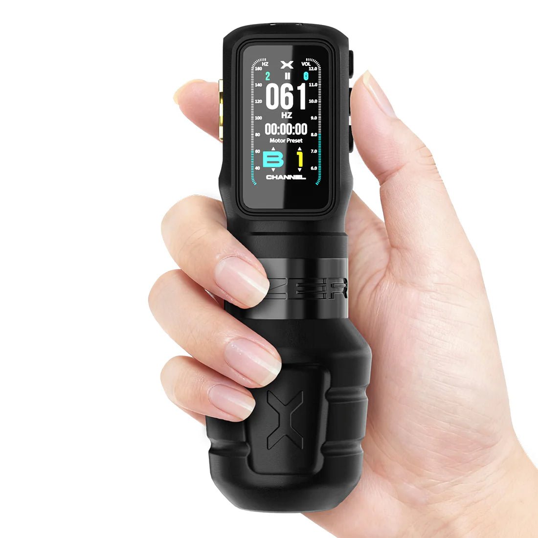 Machine à tatouer sans fil OZER avec écran OLED – Strokes 3.5 & 4.2 mm – Machine à tatouage sans fils – OZER – SBDistribution