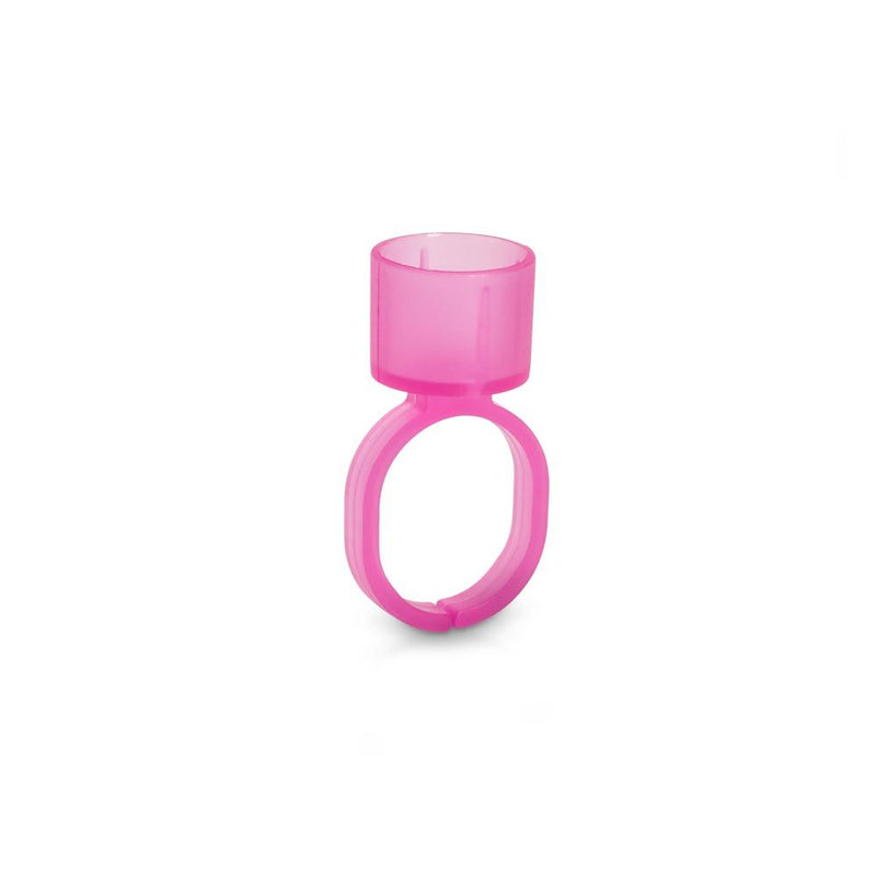 Bague porte-gobelet à encre cosmétique — rose — sac de 50-1