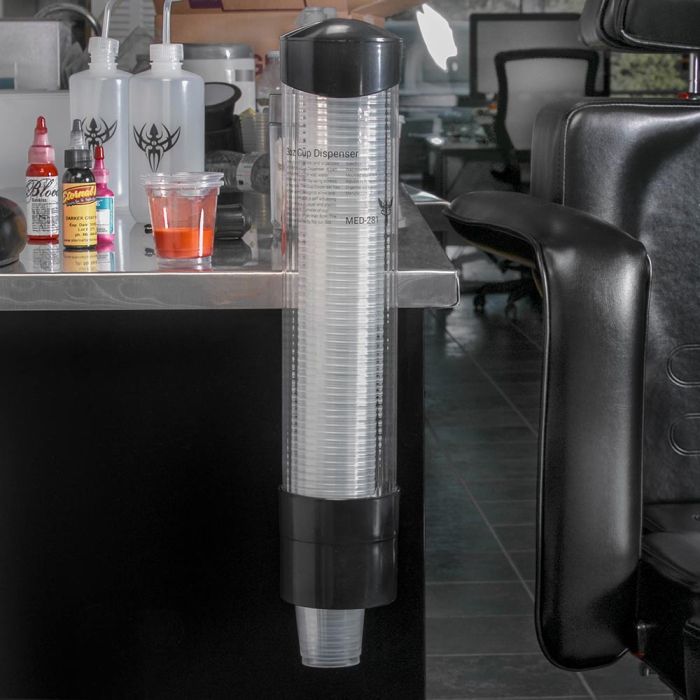 Wall mount for 3 oz cup dispenser-2