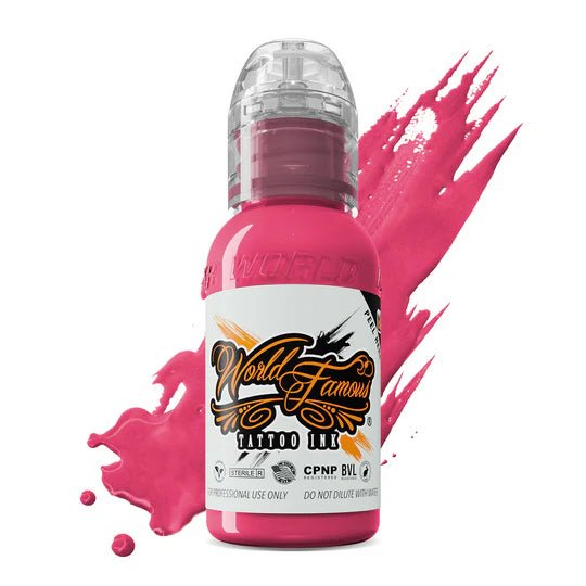 MELEK TASTEKIN Pink Neon Series – Encres – World Famous Tattoo Ink – SBDistribution