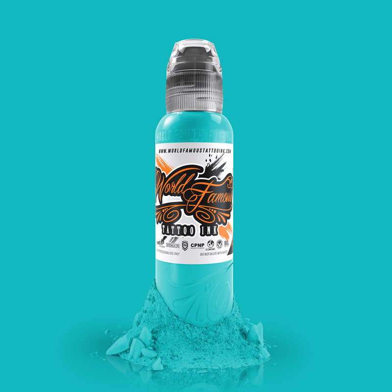 Miami Blue - World Famous Tattoo Ink – Encres – World Famous Tattoo Ink – SBDistribution