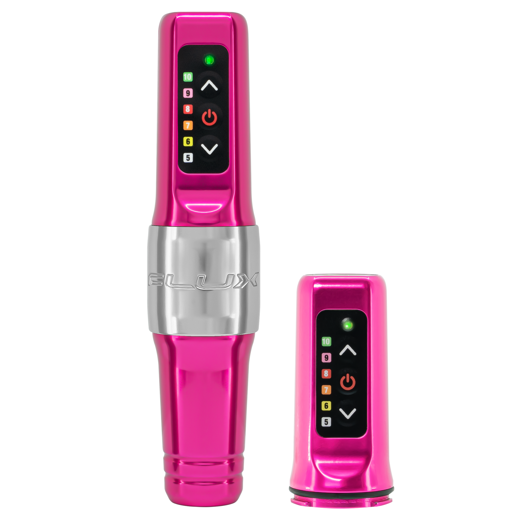 Flux Mini Includes USB-C charging cable ( Champagne-Silver-Rose ) 1x Batterie et 2x batteries