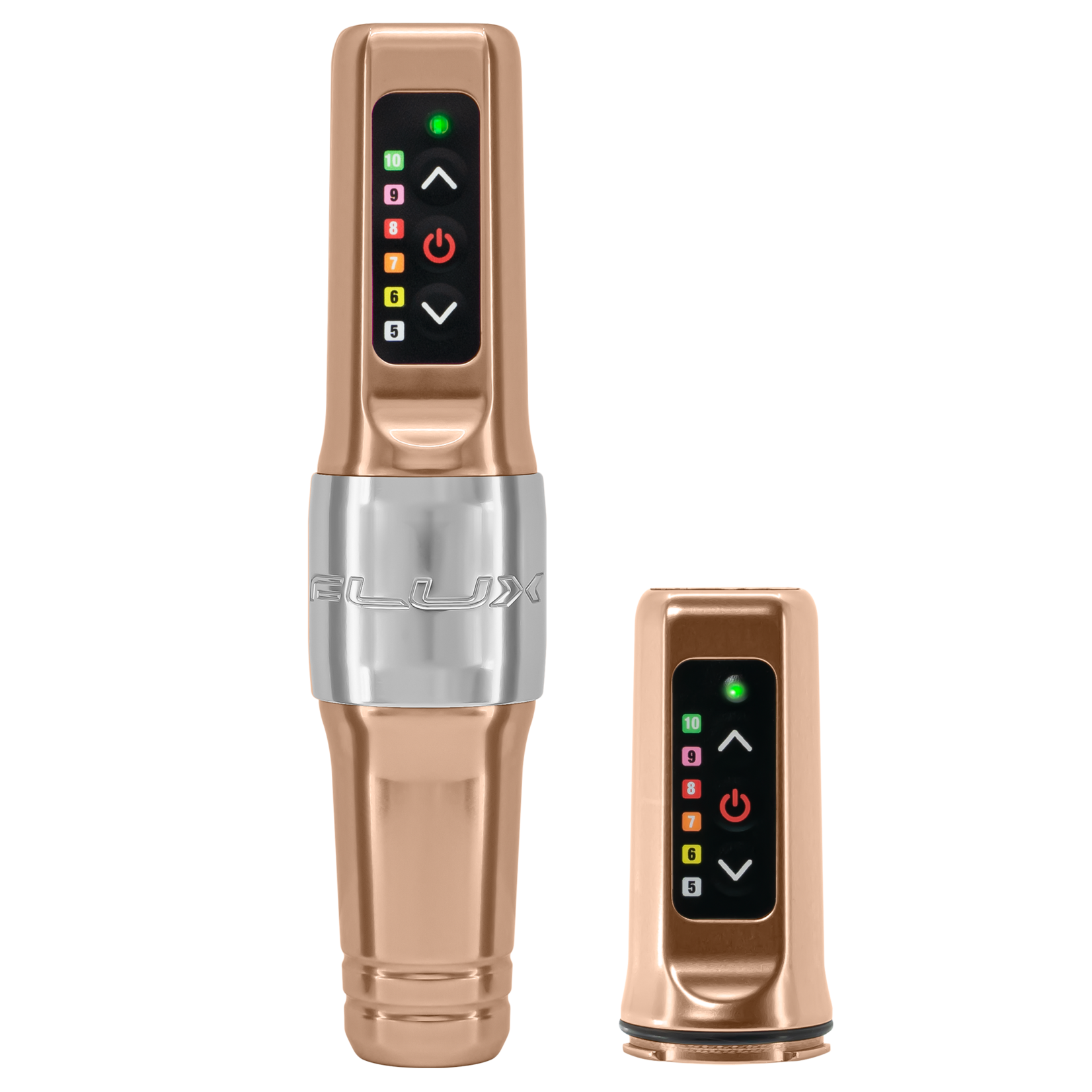 Flux Mini Includes USB-C charging cable ( Champagne-Silver-Rose ) 1x Batterie et 2x batteries-1