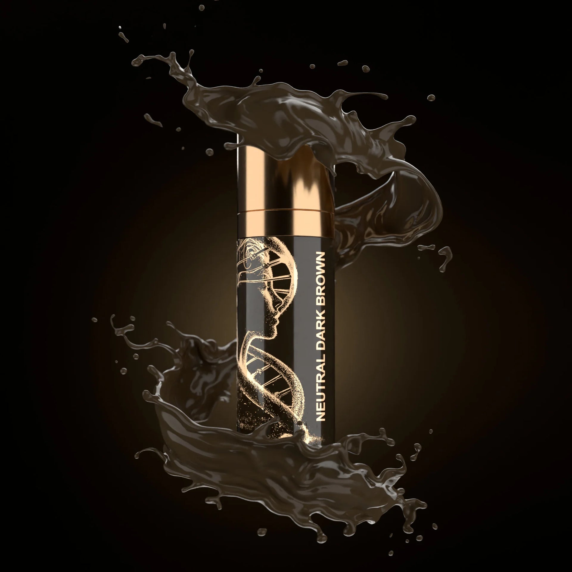 MINERALS, GOLD COLLECTION BY DNA PIGMENTS -Neutral Dark Brown