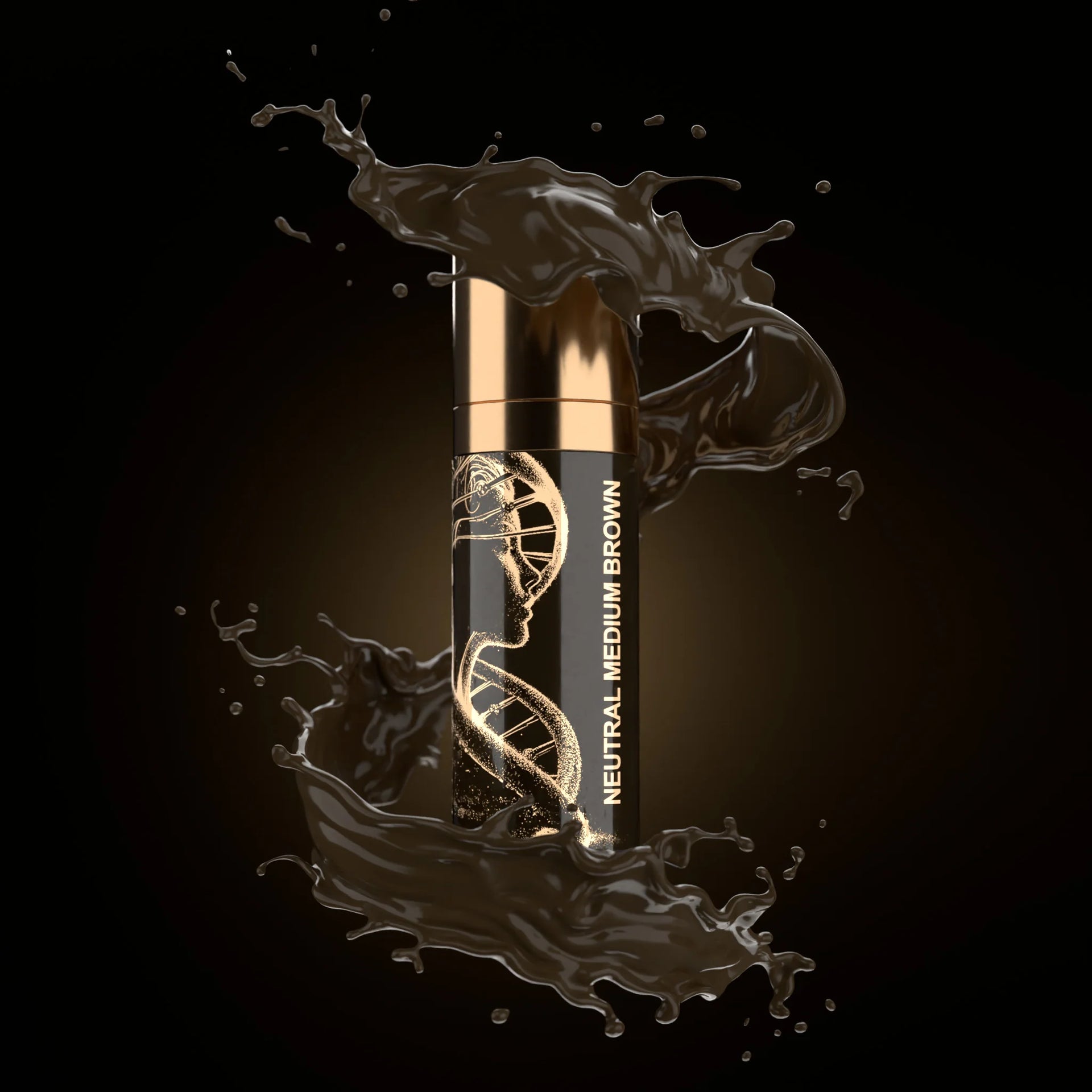 MINERALS, GOLD COLLECTION BY DNA PIGMENTS -Neutral Medium Brown