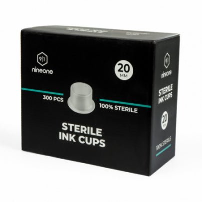 Nineone Sterile Ink Cups – Gobelets Stériles pour Tatouage, PMU & Microblading – Cups D'encre – SBDistribution – SBDistribution