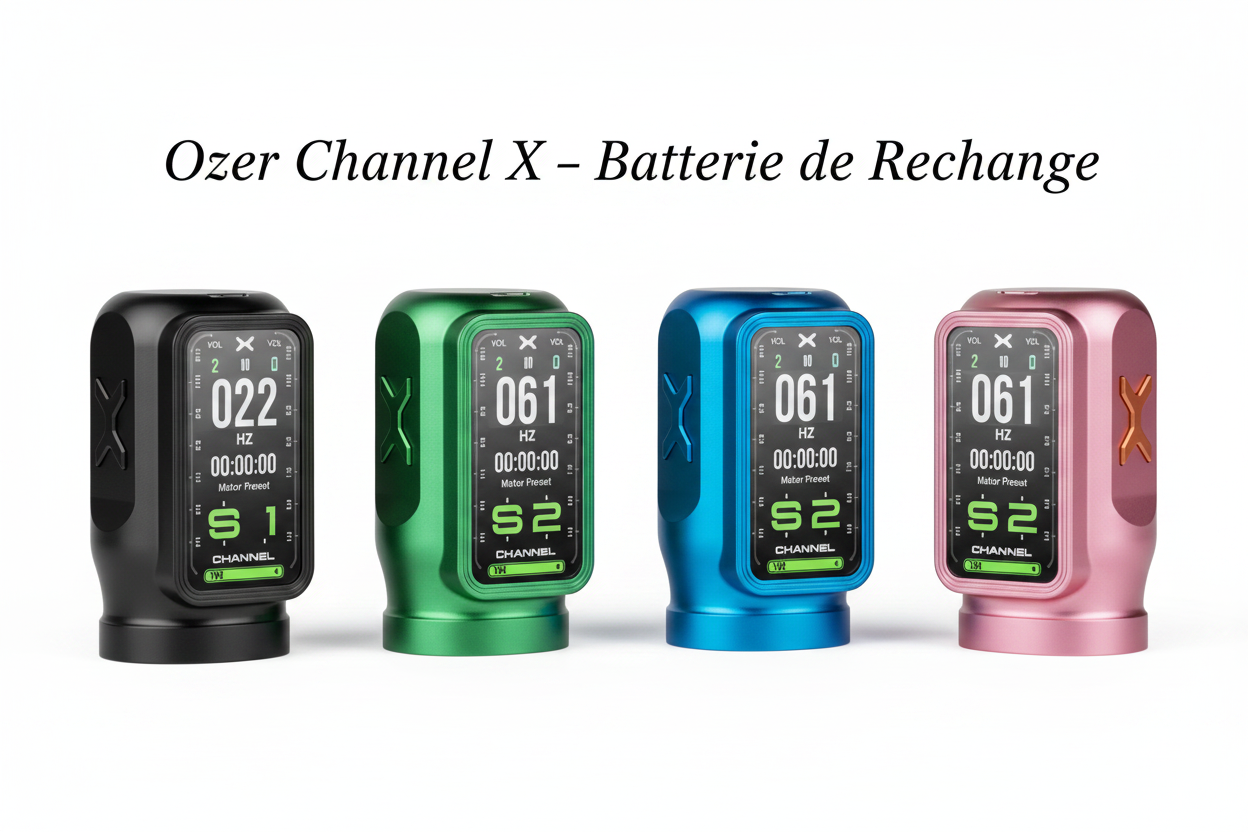 Ozer Channel X Replacement Battery – Black, Green, Blue or Pink-1