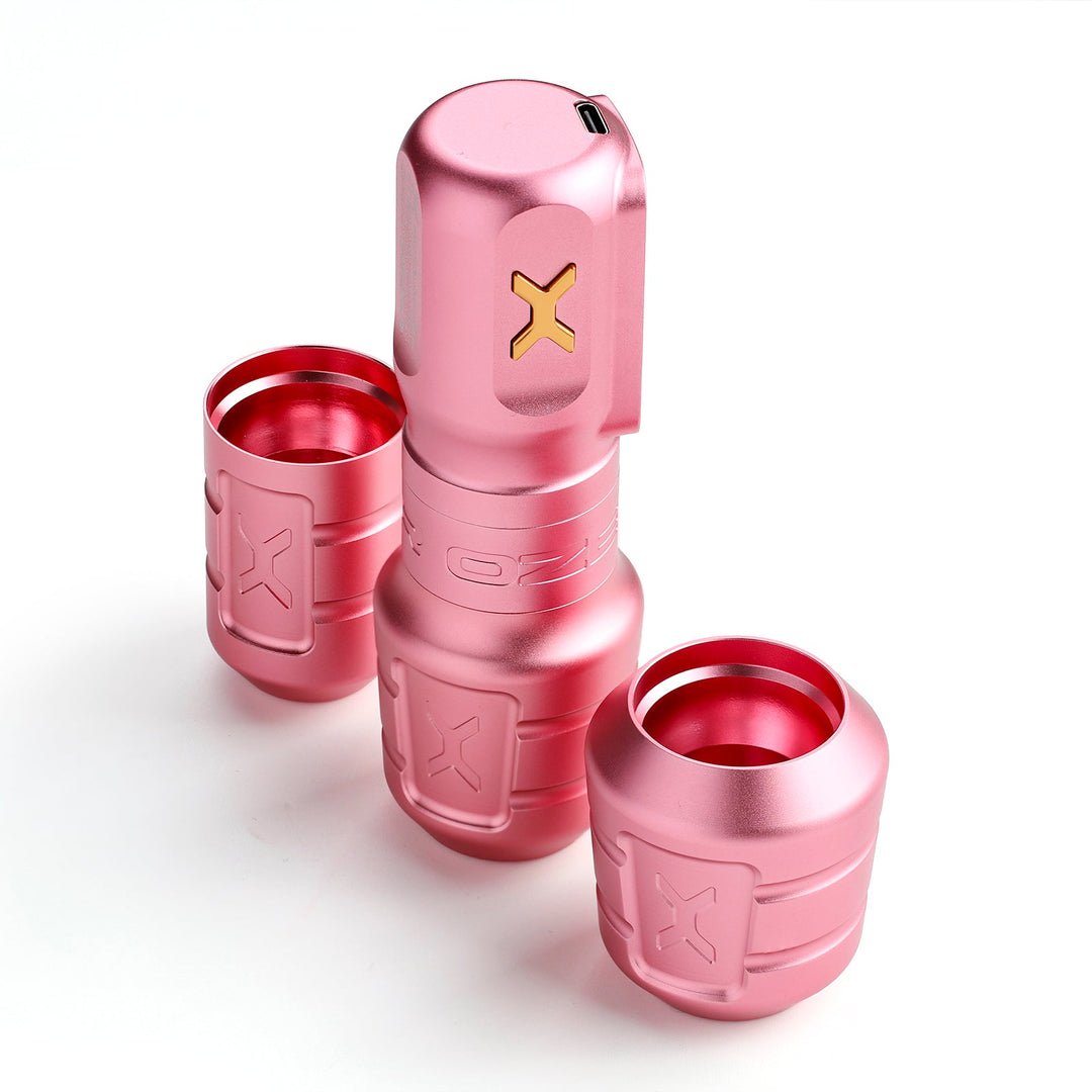 Ozer Channel X – Machine à Tatouer Rotative Professionnelle – Rose – Machines à tatouage sans fils – Ozer – SBDistribution