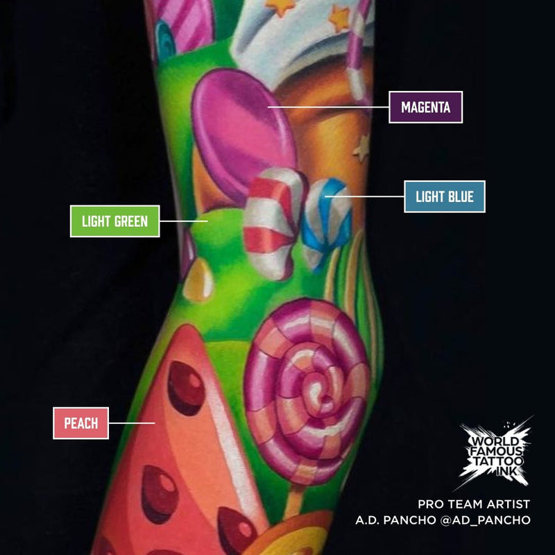 Pancho Magenta - World Famous Tattoo Ink – Encres – World Famous Tattoo Ink – SBDistribution