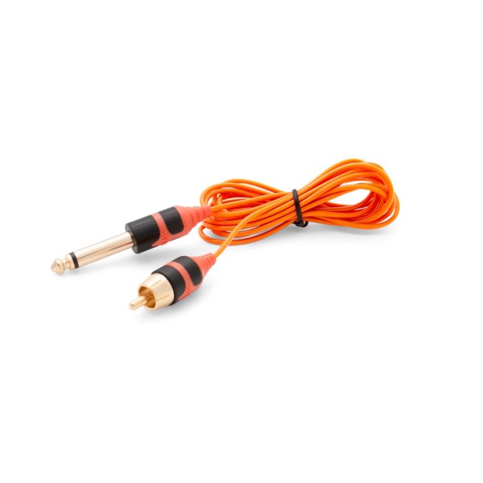 Peak Ultra RCA Cord — 6.5’ Straight Orange/Black — Price Per 1 – – SBDistribution – SBDistribution
