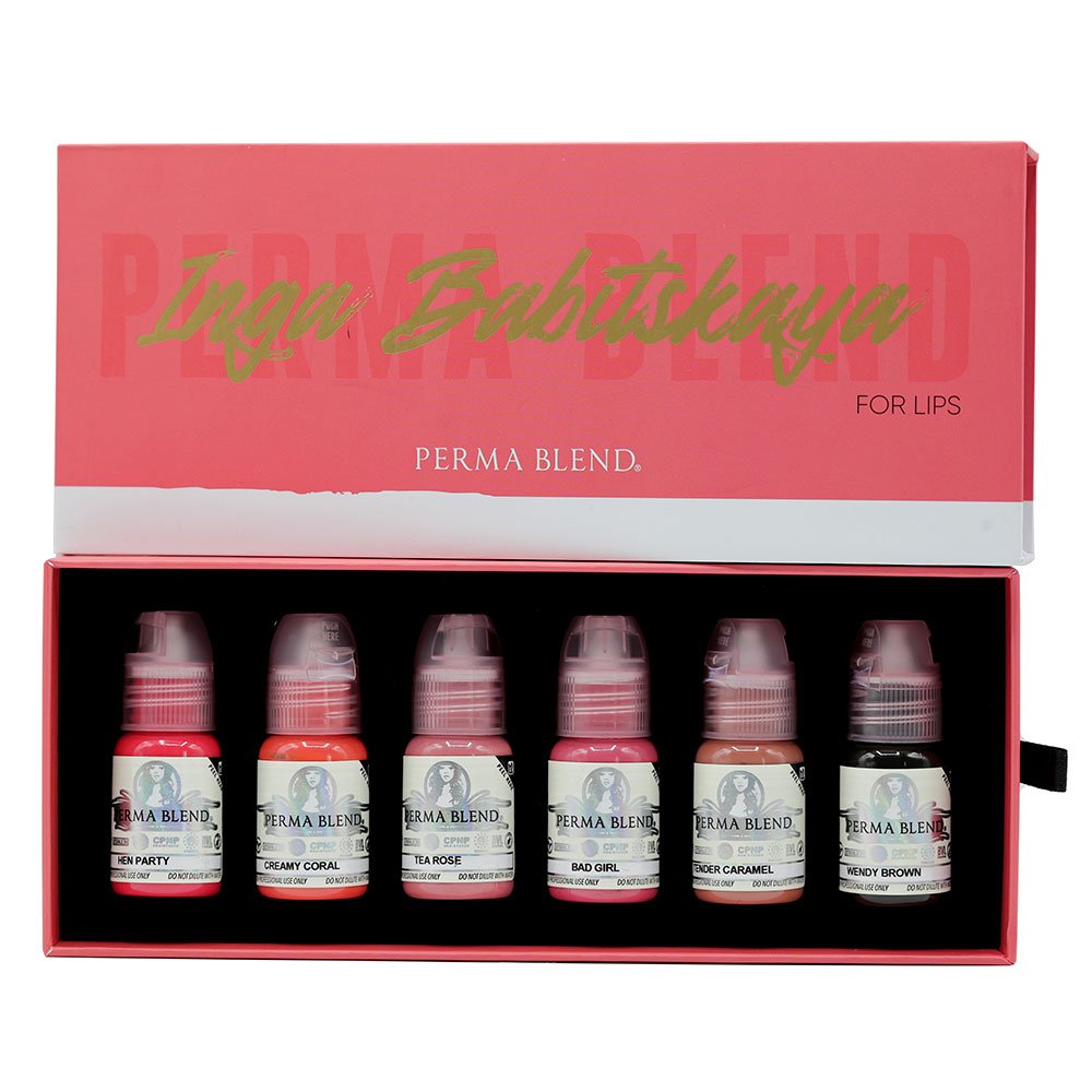 Ensemble de pigment Inga Babitskaya for Lips de Perma Blend