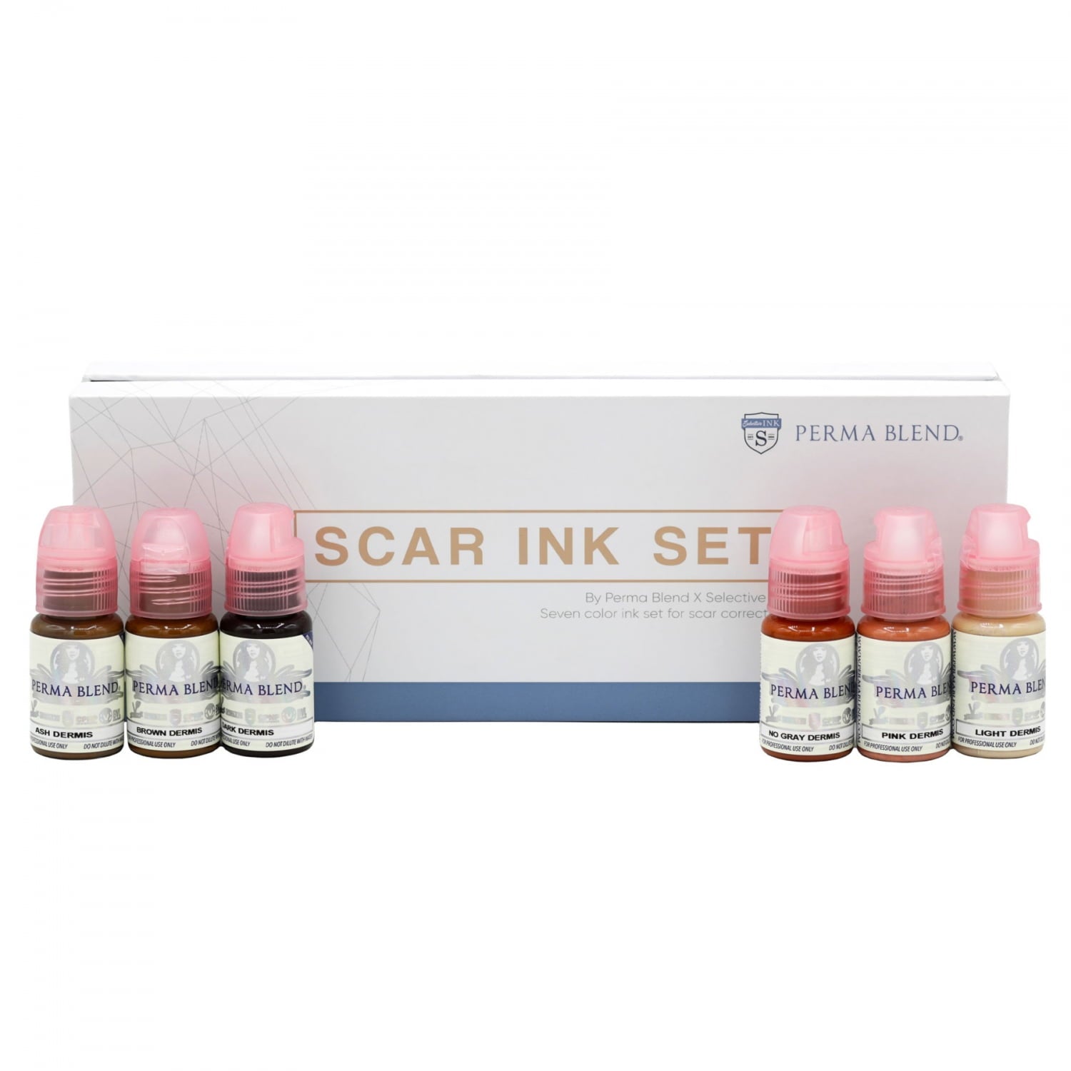 Ensemble de pigment Mandy Sauler Scar Ink Set de Perma Blend