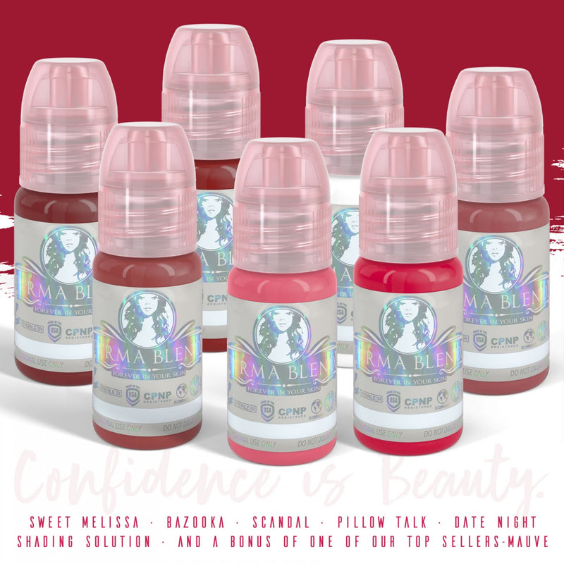 Perma Blend - Sultry Lip Collection Set – – World Famous Tattoo Ink – SBDistribution