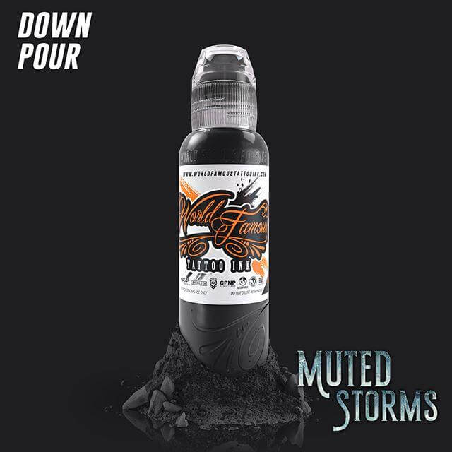 POCH MUTED STORMS SET - World Famous Tattoo Ink – Encres – World Famous Tattoo Ink – SBDistribution