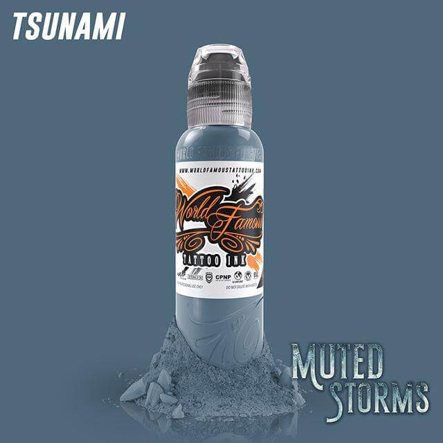 POCH MUTED STORMS SET - World Famous Tattoo Ink – Encres – World Famous Tattoo Ink – SBDistribution