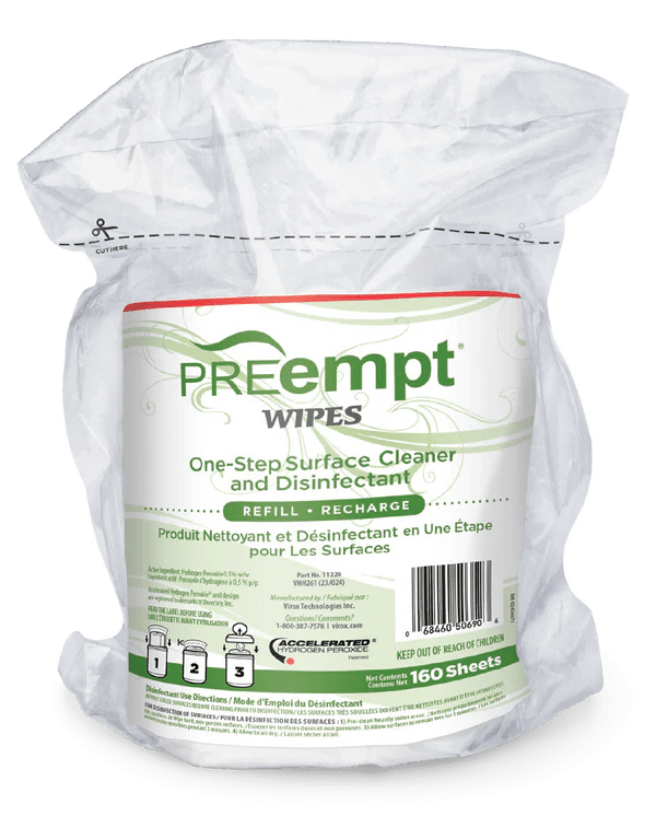 Preempt lingette désinfectante RTU - Lingettes 6" x 7" – – SBDistribution – SBDistribution