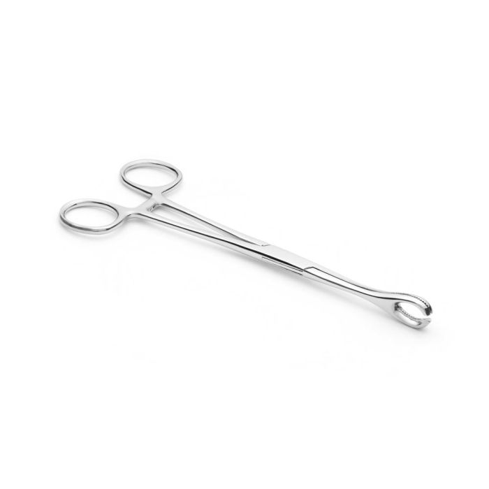 Forester (Sponge) 7” Slotted Steel Forceps-1