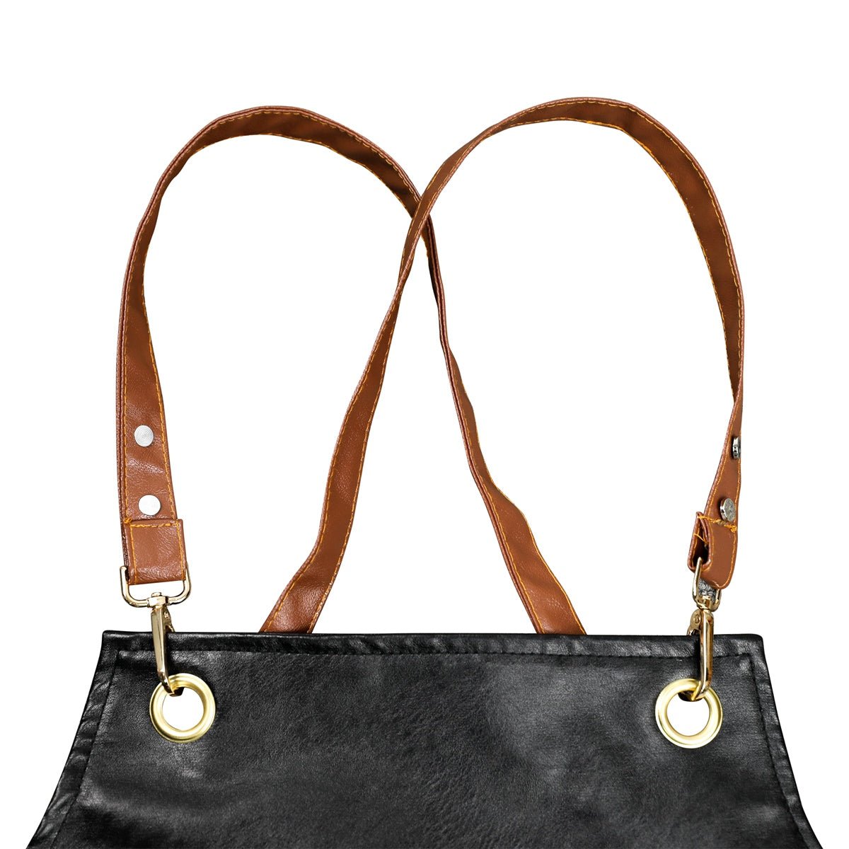 PU LEATHER MATERIAL APRON WITH ADJUSTABLE BELTS – – SBDistribution – SBDistribution