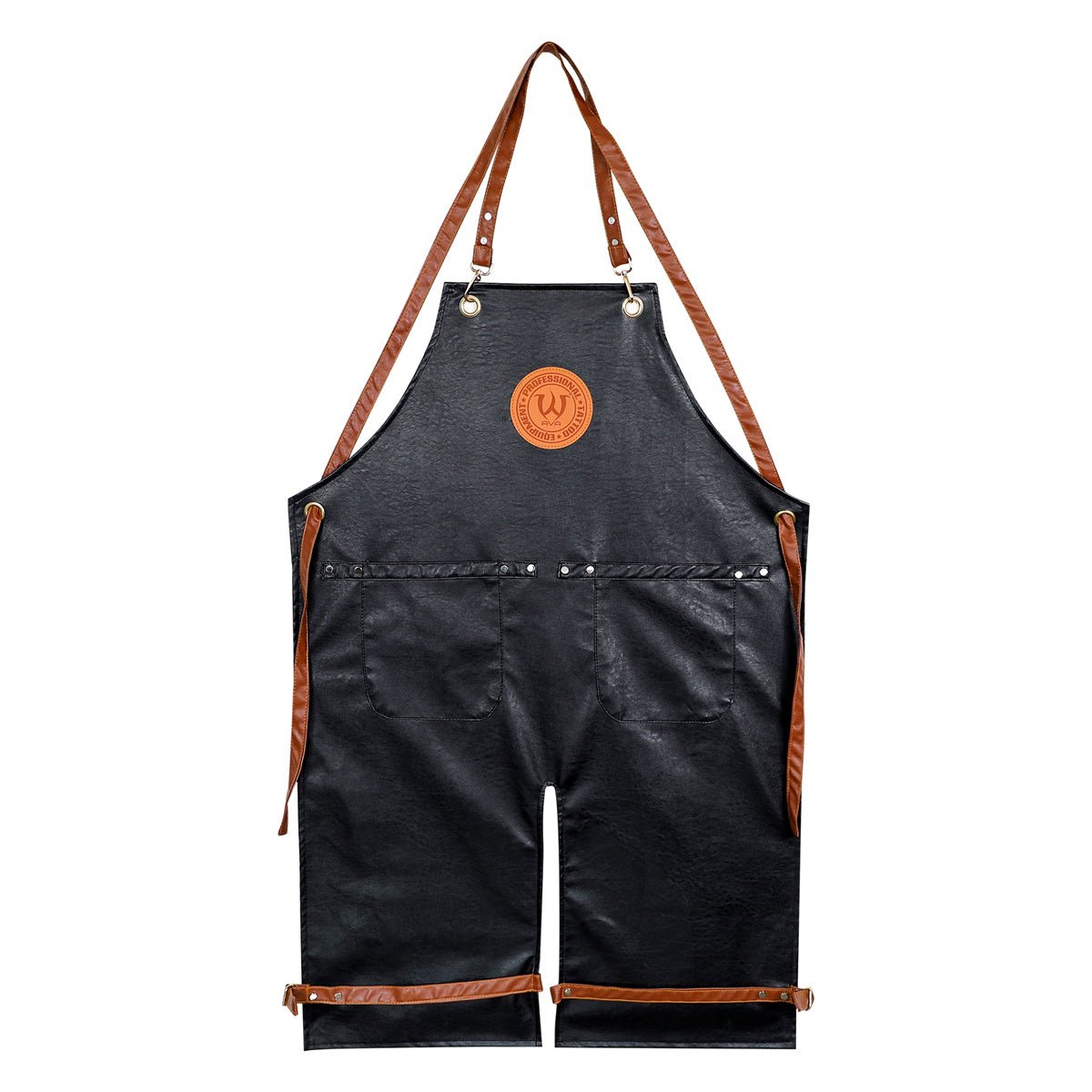 PU LEATHER MATERIAL APRON WITH ADJUSTABLE BELTS – – SBDistribution – SBDistribution