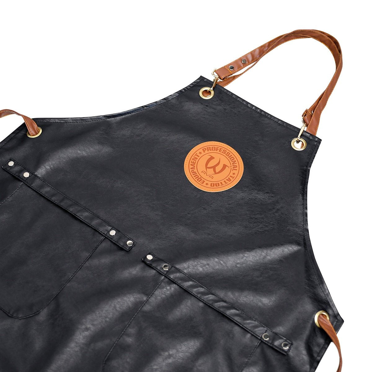 PU LEATHER MATERIAL APRON WITH ADJUSTABLE BELTS – – SBDistribution – SBDistribution