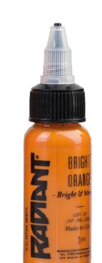 Radiant Colors – Bright Orange – Tattoo Ink – Radiant Colors – SBDistribution