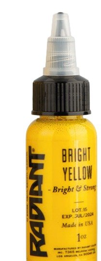 Radiant Colors – Bright Yellow – Tattoo Ink – Radiant Colors – SBDistribution