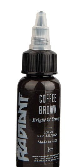 Radiant Colors – Coffee Brown – Tattoo Ink – Radiant Colors – SBDistribution