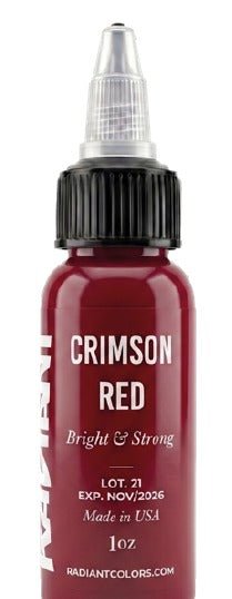 Radiant Colors – Crimson Red – Tattoo Ink – Radiant Colors – SBDistribution