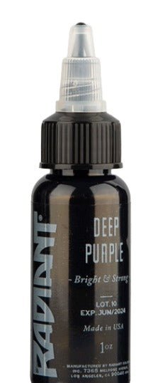 Radiant Colors – Deep Purple – Tattoo Ink – Radiant Colors – SBDistribution