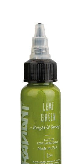 Radiant Colors – Leaf Green – Tattoo Ink – Radiant Colors – SBDistribution