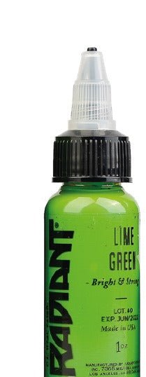 Radiant Colors – Lime Green – Tattoo Ink – Radiant Colors – SBDistribution