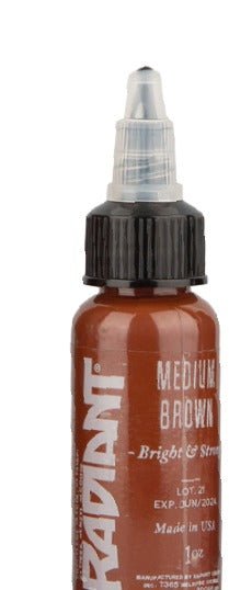 Radiant Colors – Medium Brown – Tattoo Ink – Radiant Colors – SBDistribution