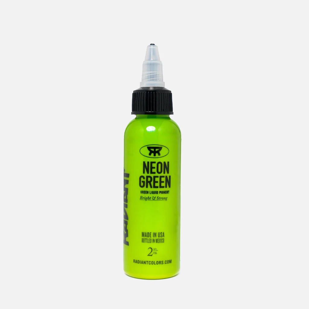 Radiant Colors – Neon Green – Tattoo Ink – Radiant Colors – SBDistribution