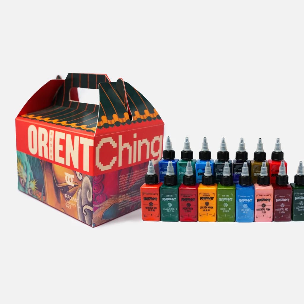 Radiant Colors – Orient Ching Color Set – Tattoo Ink Set – Radiant Colors – SBDistribution