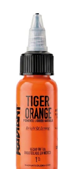Radiant Colors – Tiger Orange – Tattoo Ink – Radiant Colors – SBDistribution