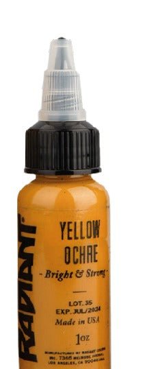 Radiant Colors – Yellow Ochre – Tattoo Ink – Radiant Colors – SBDistribution