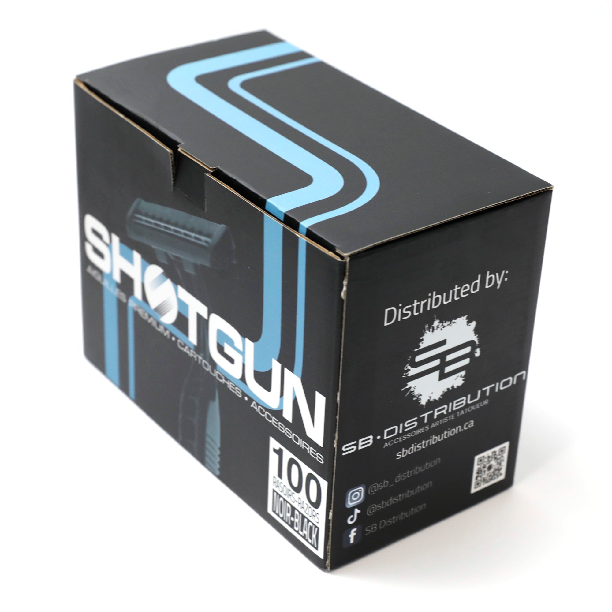 Rasoir Double Lames SHOTGUN Boite de 100 – – Shotgun – SBDistribution