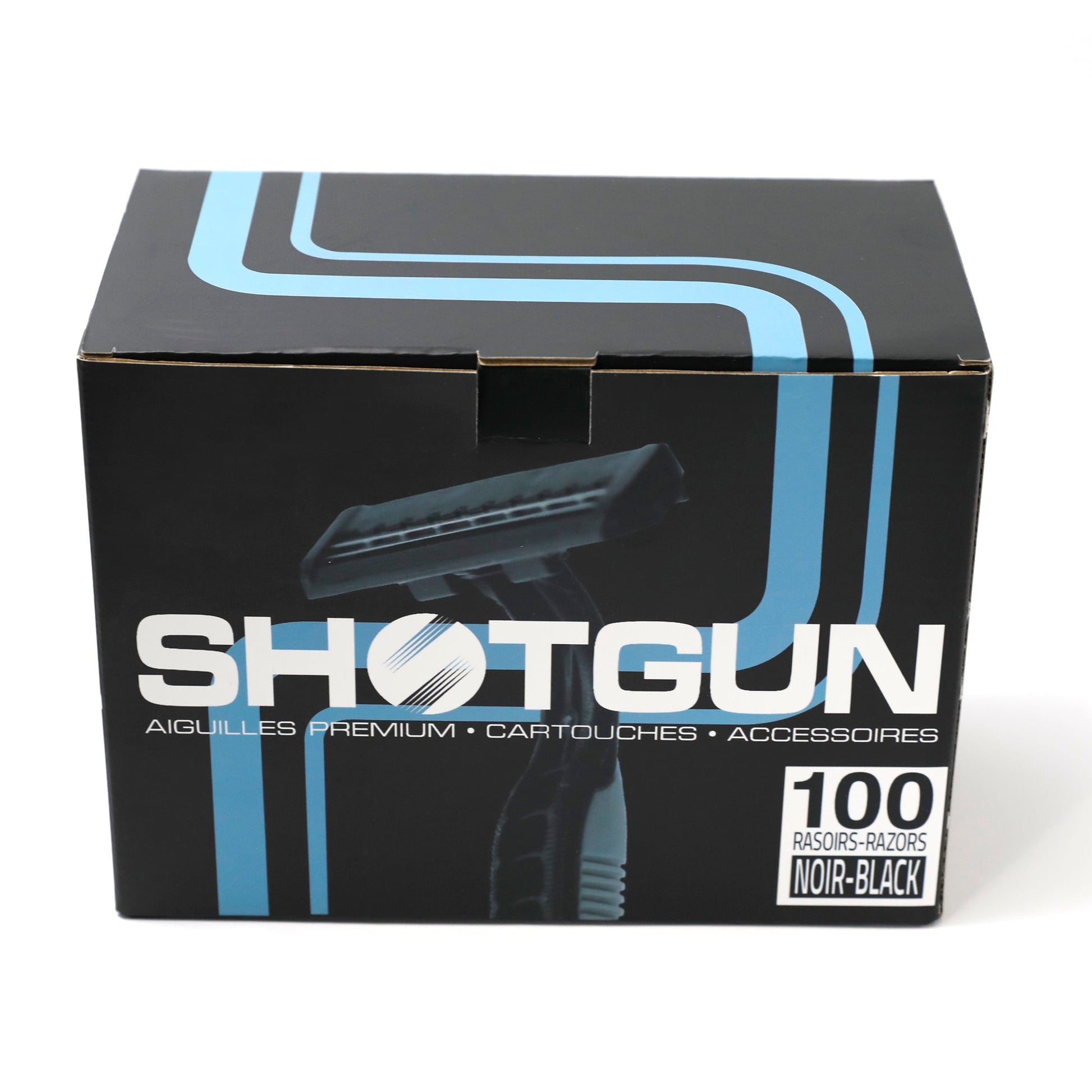 Rasoir Double Lames SHOTGUN Boite de 100 – – Shotgun – SBDistribution